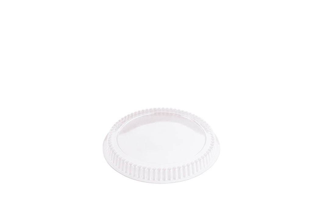 Deckel, PVC-Deckel für Alu-Menüschale, transparent, Ø227 mm, Höhe 20mm, Typ C803L